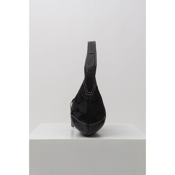 COACH Small Ergo Hobo in Black Signature - Picture 2 of 7